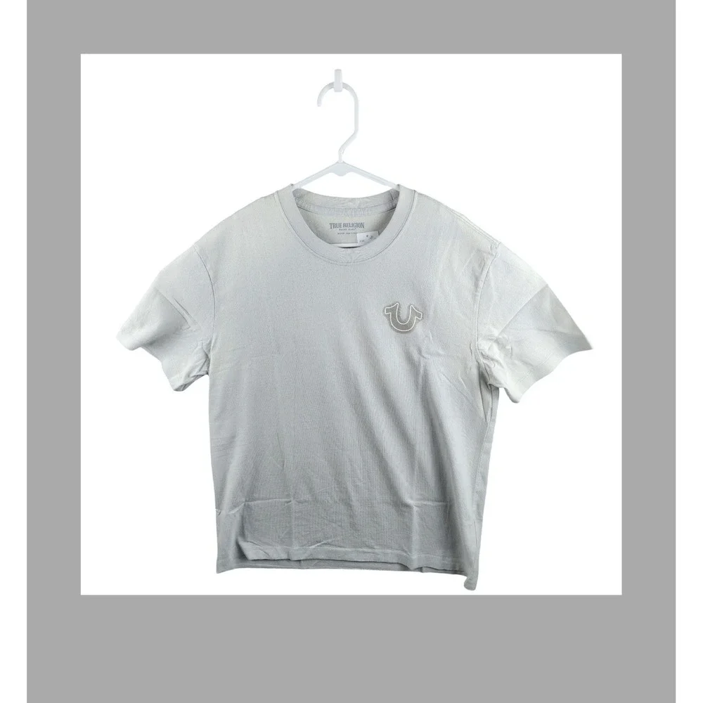 True Religion Brand Jeans‎ Mens Small T Shirt Graphic Buddha Guitar Logo Tee